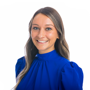 Woman smiling at the camera.