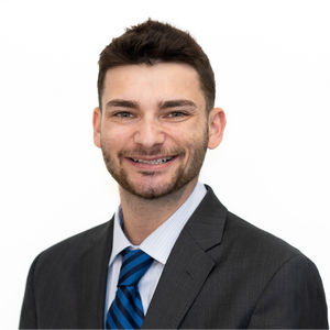 Man smiling at camera.